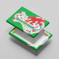 Extremadura Flag Canvas Wall Art Autonomous Community of Spain - Wonder Print Shop