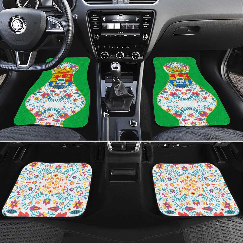 Extremadura Flag Car Mats Autonomous Community of Spain - Wonder Print Shop