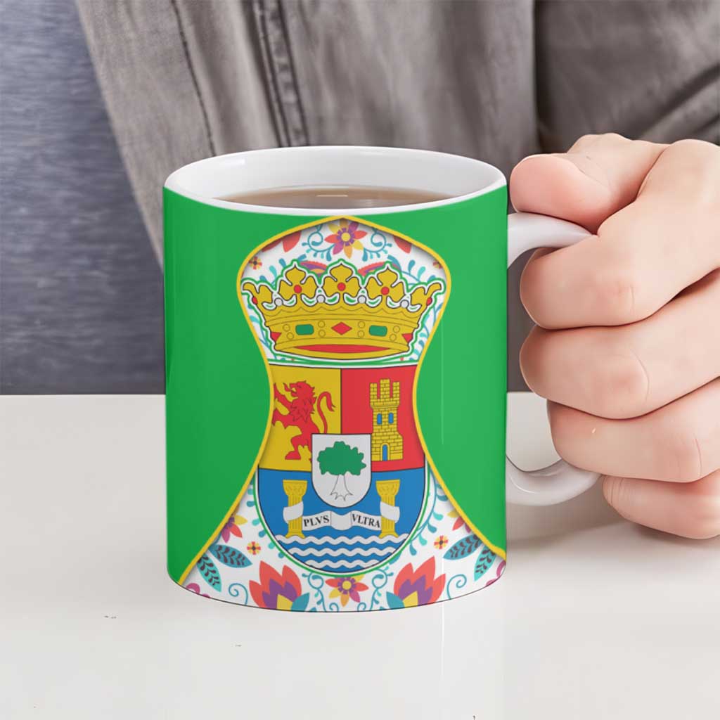 Extremadura Flag Ceramic Mug Autonomous Community of Spain - Wonder Print Shop