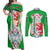 Extremadura Flag Couples Matching Off Shoulder Maxi Dress and Long Sleeve Button Shirt Autonomous Community of Spain - Wonder Print Shop