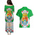 Extremadura Flag Couples Matching Puletasi and Hawaiian Shirt Autonomous Community of Spain - Wonder Print Shop