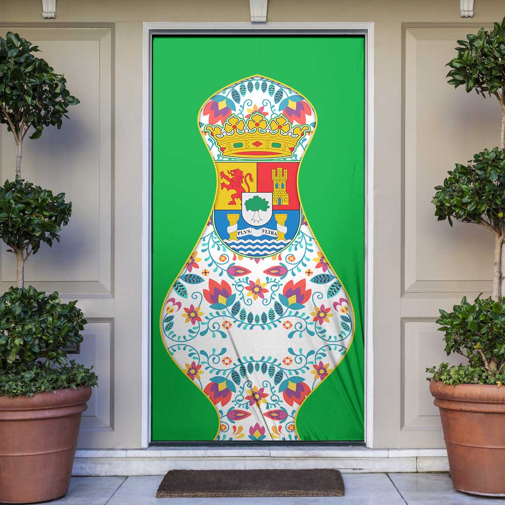 Extremadura Flag Door Cover Autonomous Community of Spain - Wonder Print Shop