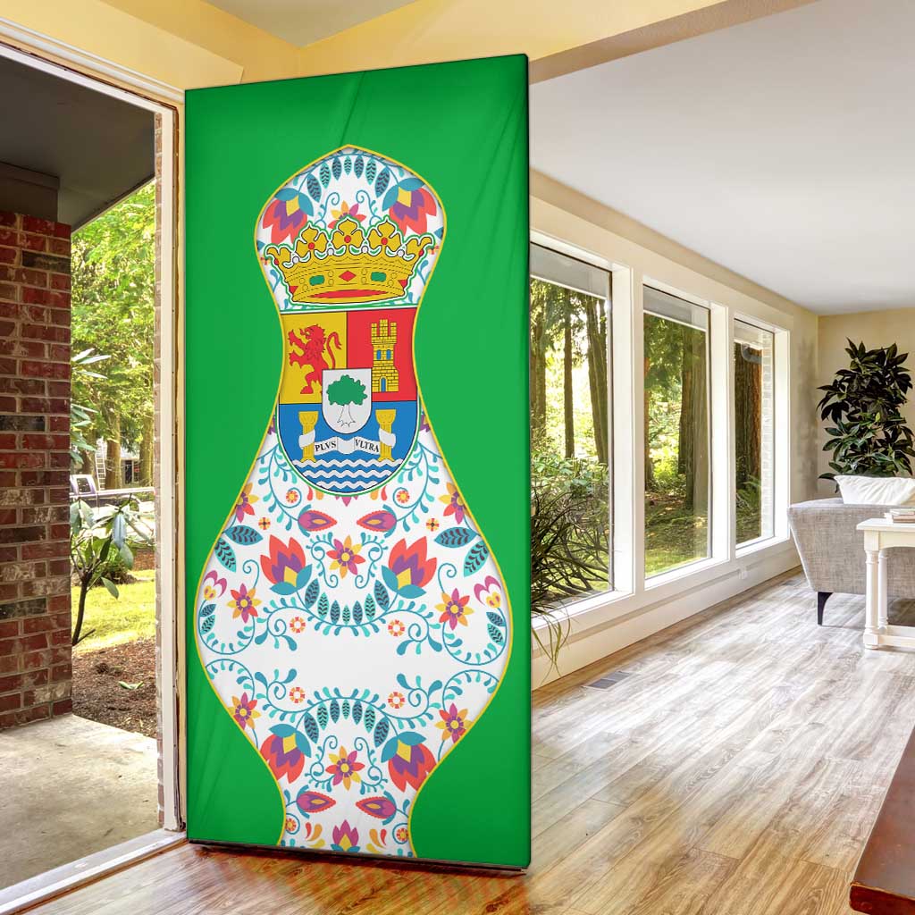 Extremadura Flag Door Cover Autonomous Community of Spain - Wonder Print Shop