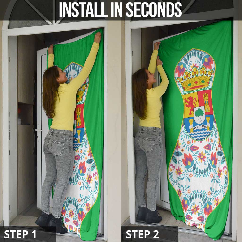 Extremadura Flag Door Cover Autonomous Community of Spain - Wonder Print Shop