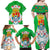 Extremadura Flag Family Matching Off Shoulder Maxi Dress and Hawaiian Shirt Autonomous Community of Spain - Wonder Print Shop