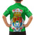 Extremadura Flag Family Matching Tank Maxi Dress and Hawaiian Shirt Autonomous Community of Spain - Wonder Print Shop