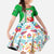 Extremadura Flag Family Matching Tank Maxi Dress and Hawaiian Shirt Autonomous Community of Spain - Wonder Print Shop