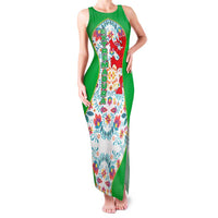 Extremadura Flag Family Matching Tank Maxi Dress and Hawaiian Shirt Autonomous Community of Spain - Wonder Print Shop