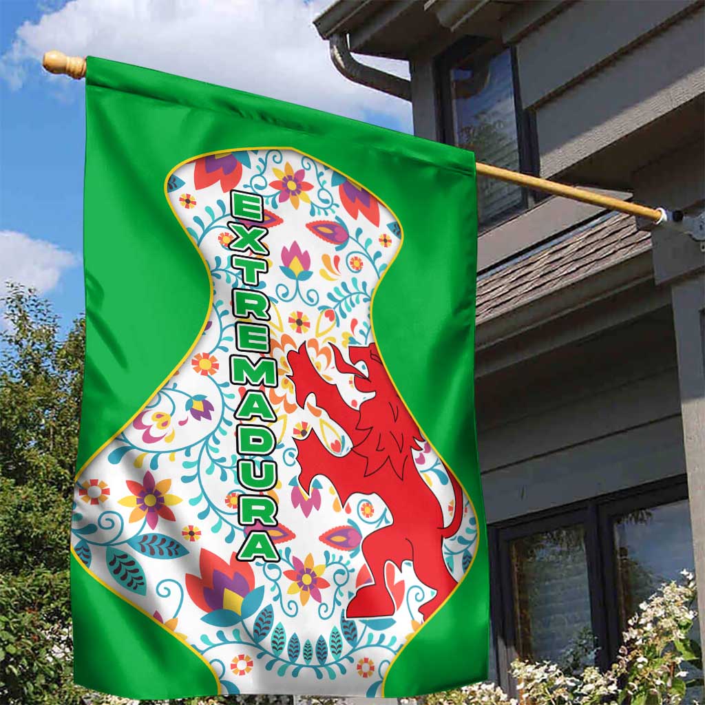 Extremadura Flag Garden Flag Autonomous Community of Spain - Wonder Print Shop