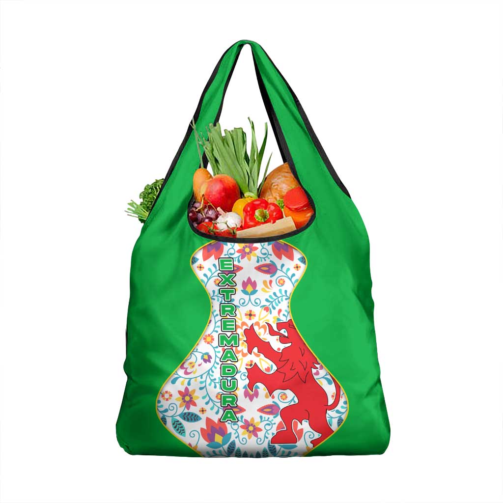 Extremadura Flag Grocery Bag Autonomous Community of Spain - Wonder Print Shop
