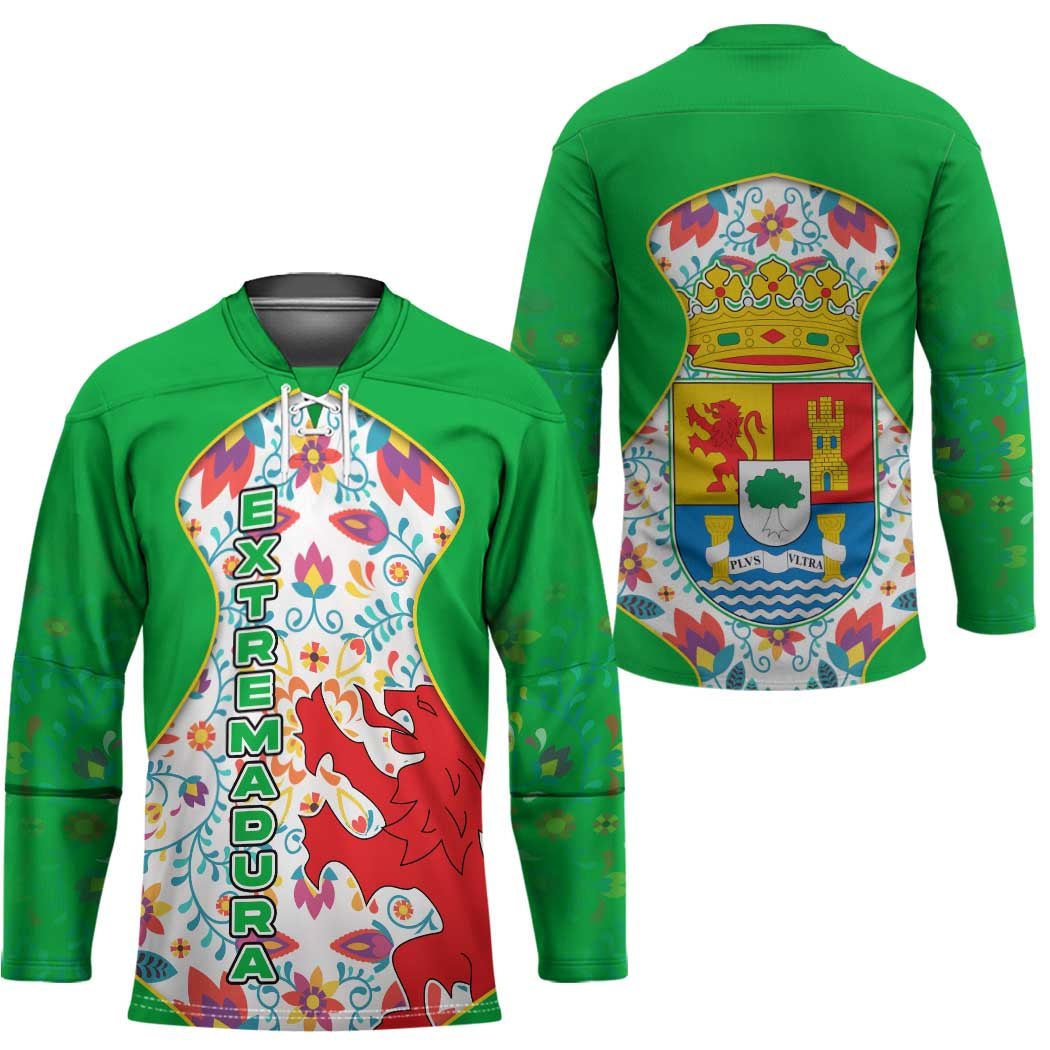 Extremadura Flag Hockey Jersey Autonomous Community of Spain - Wonder Print Shop