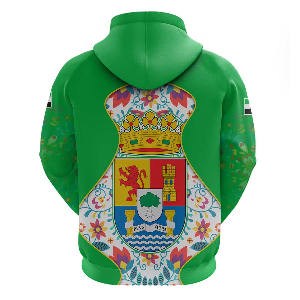 Extremadura Flag Hoodie Autonomous Community of Spain - Wonder Print Shop