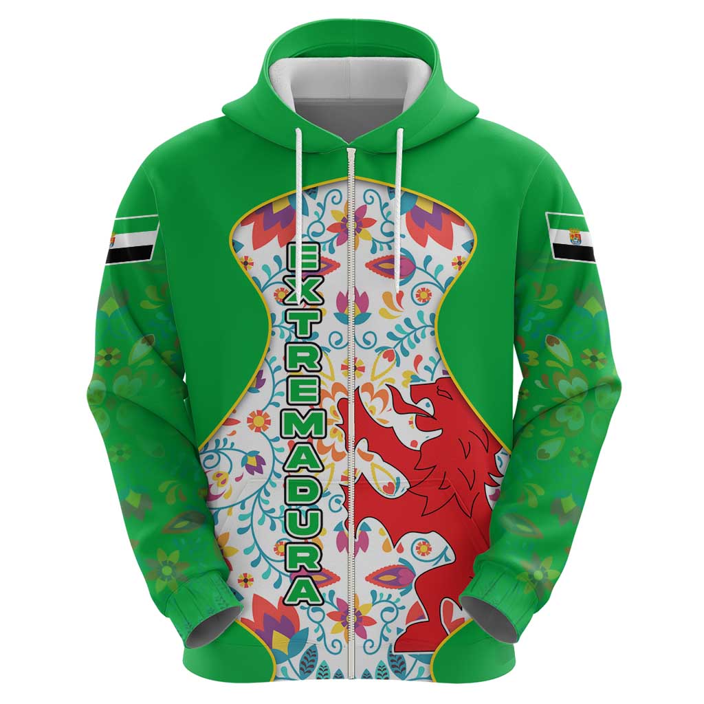 Extremadura Flag Hoodie Autonomous Community of Spain - Wonder Print Shop