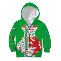 Extremadura Flag Kid Hoodie Autonomous Community of Spain - Wonder Print Shop