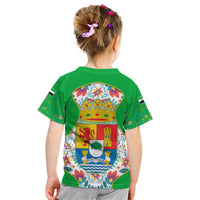 Extremadura Flag Kid T Shirt Autonomous Community of Spain - Wonder Print Shop