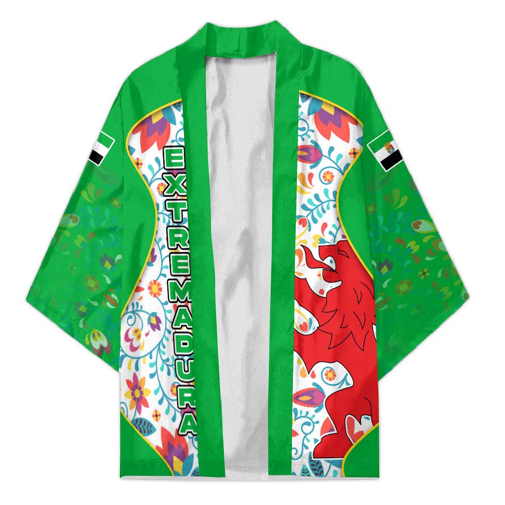 Extremadura Flag Kimono Autonomous Community of Spain - Wonder Print Shop