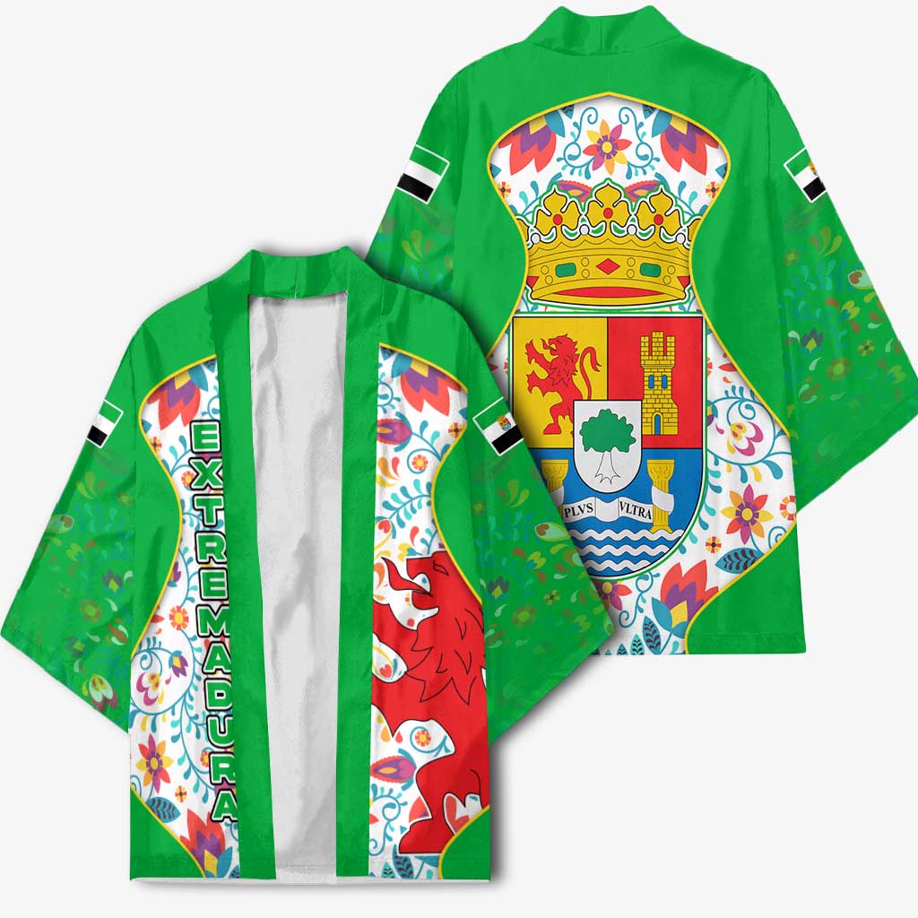 Extremadura Flag Kimono Autonomous Community of Spain - Wonder Print Shop