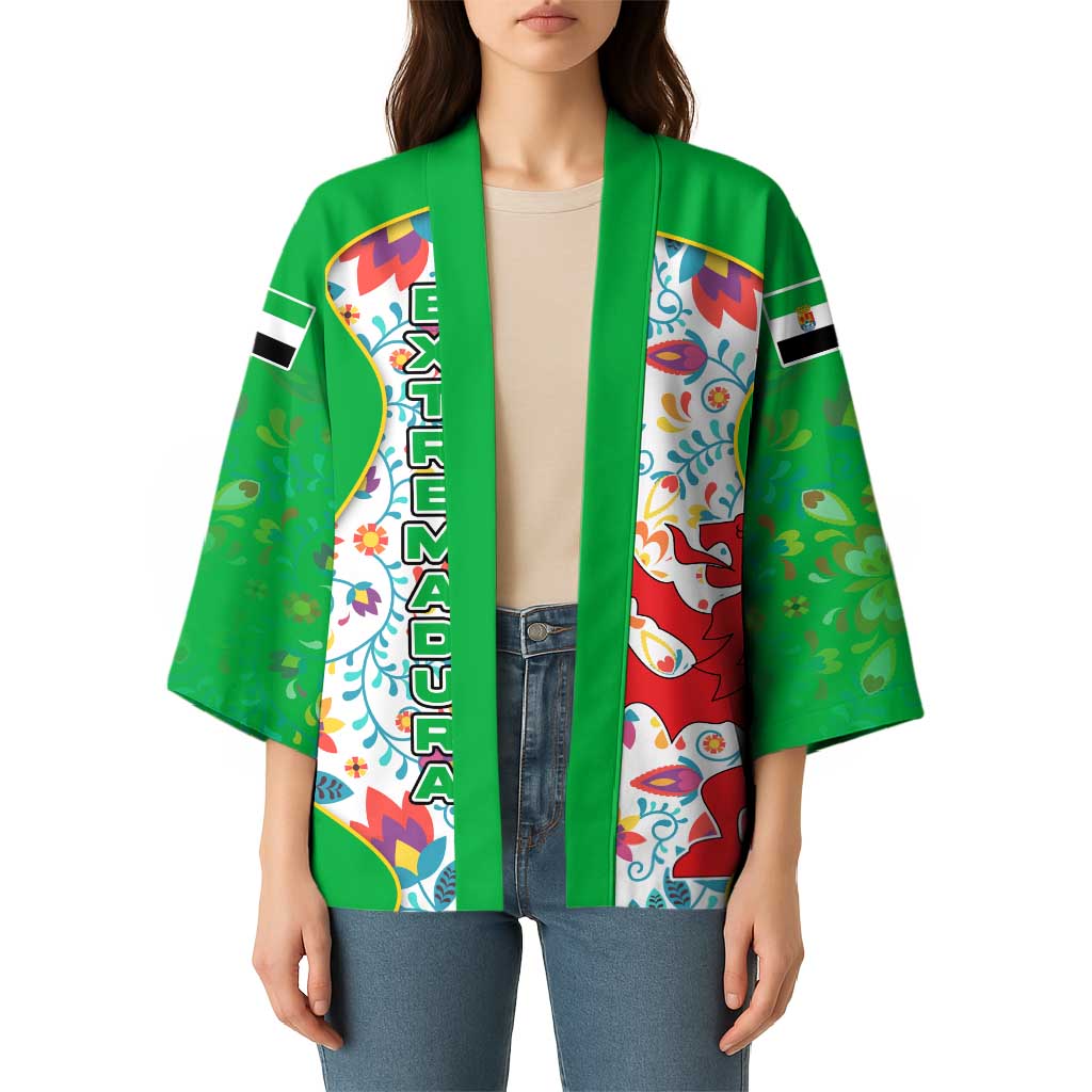 Extremadura Flag Kimono Autonomous Community of Spain - Wonder Print Shop