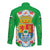 Extremadura Flag Long Sleeve Button Shirt Autonomous Community of Spain - Wonder Print Shop