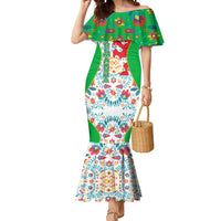 Extremadura Flag Mermaid Dress Autonomous Community of Spain - Wonder Print Shop