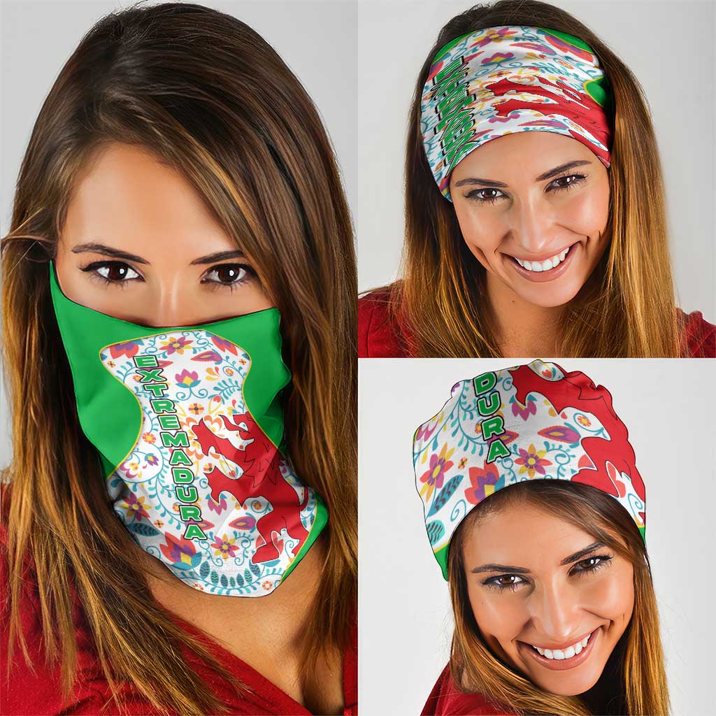 Extremadura Flag Neck Gaiter Autonomous Community of Spain - Wonder Print Shop