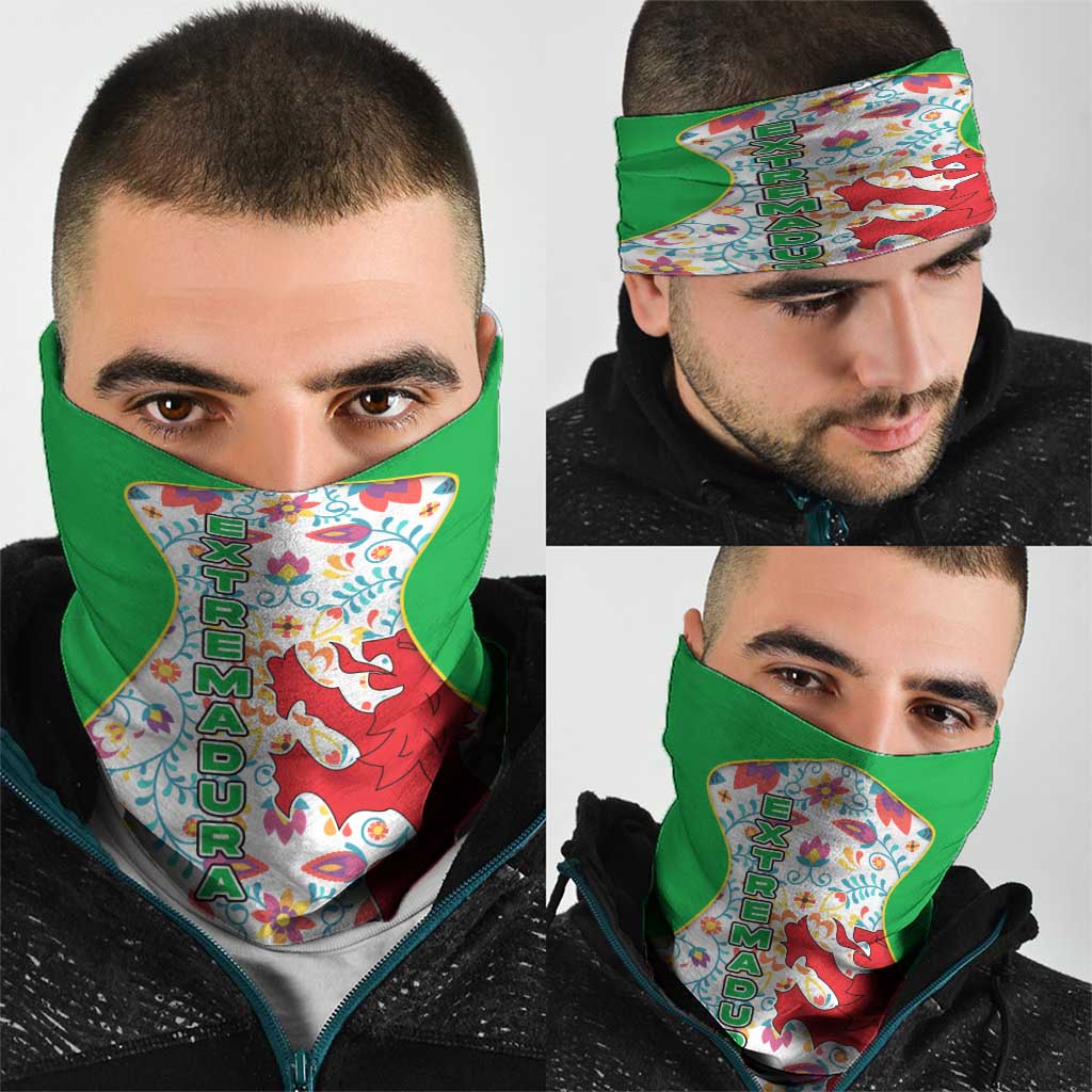 Extremadura Flag Neck Gaiter Autonomous Community of Spain - Wonder Print Shop