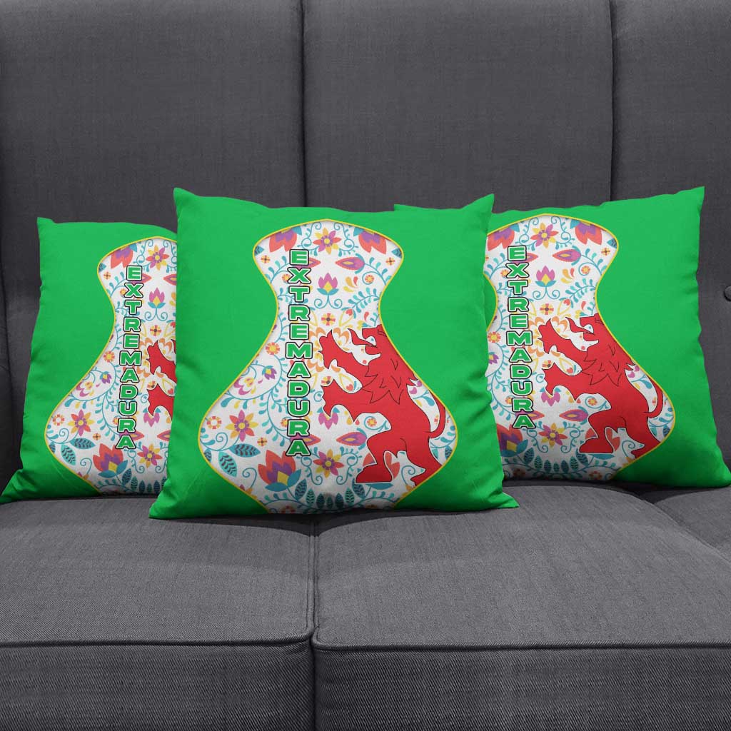 Extremadura Flag Pillow Cover Autonomous Community of Spain - Wonder Print Shop