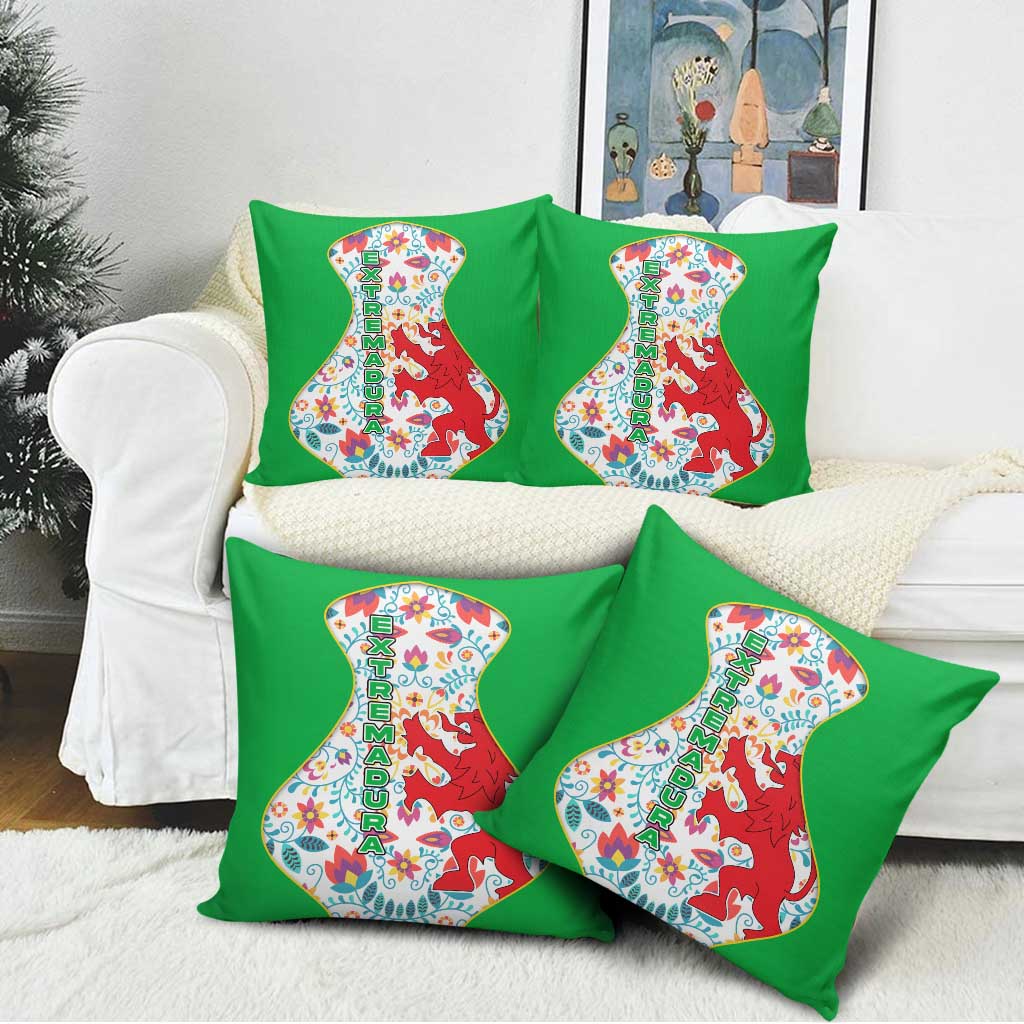 Extremadura Flag Pillow Cover Autonomous Community of Spain - Wonder Print Shop