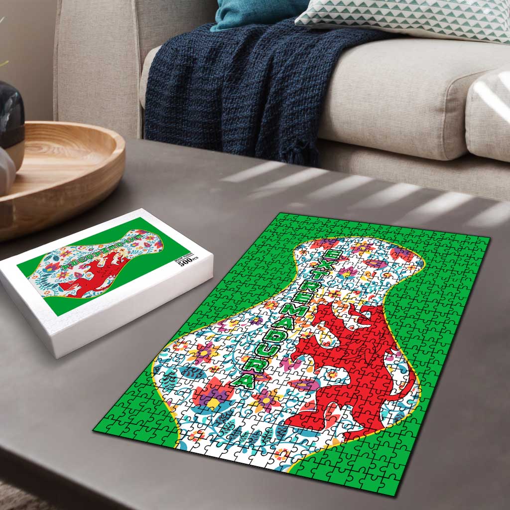Extremadura Flag Puzzle Autonomous Community of Spain - Wonder Print Shop