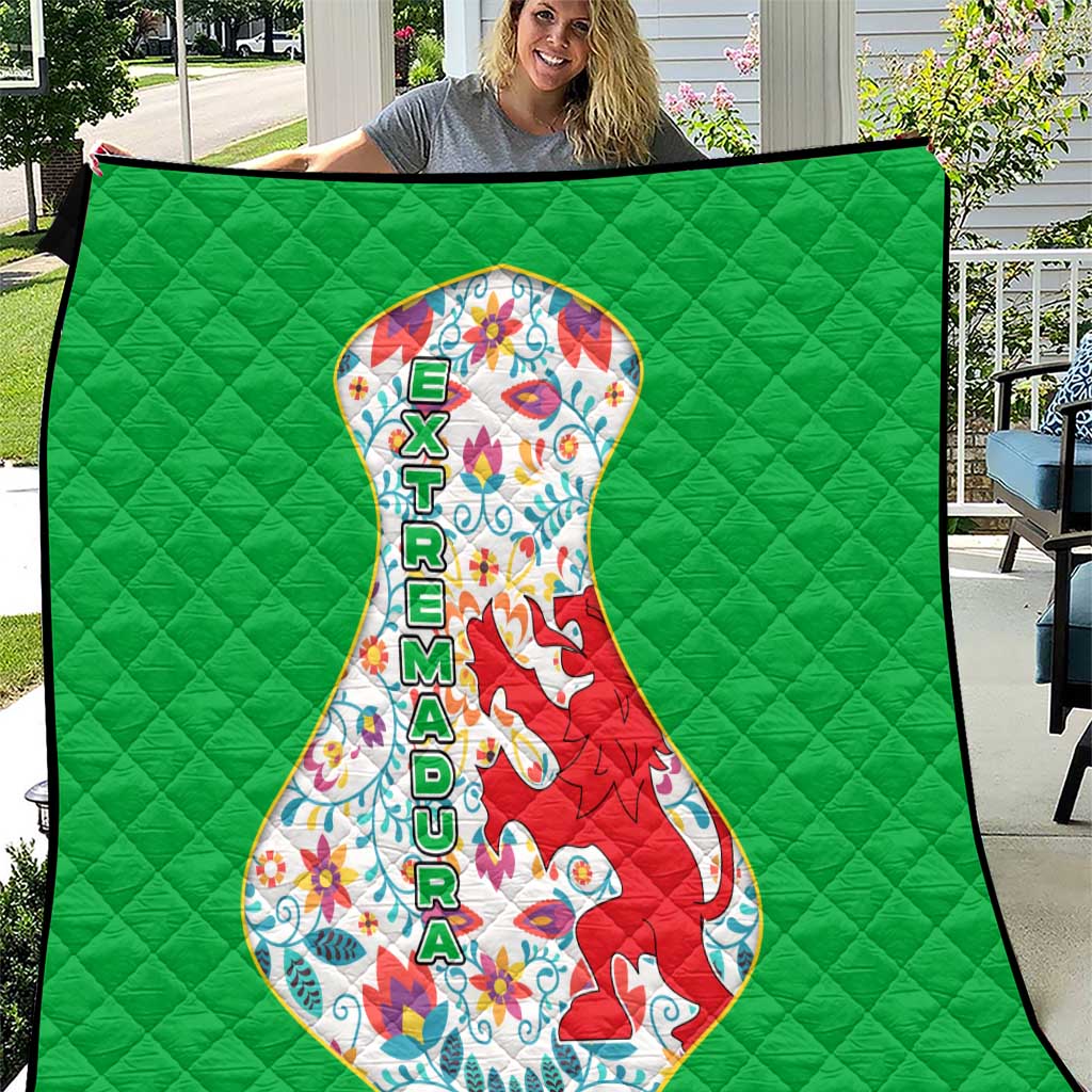 Extremadura Flag Quilt Autonomous Community of Spain - Wonder Print Shop