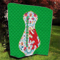 Extremadura Flag Quilt Autonomous Community of Spain - Wonder Print Shop