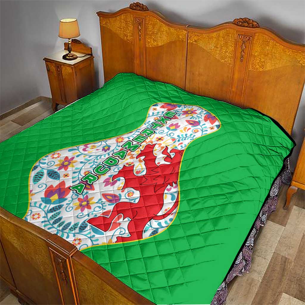 Extremadura Flag Quilt Autonomous Community of Spain - Wonder Print Shop