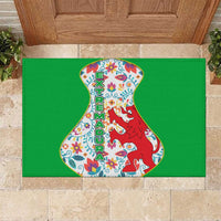 Extremadura Flag Rubber Doormat Autonomous Community of Spain - Wonder Print Shop