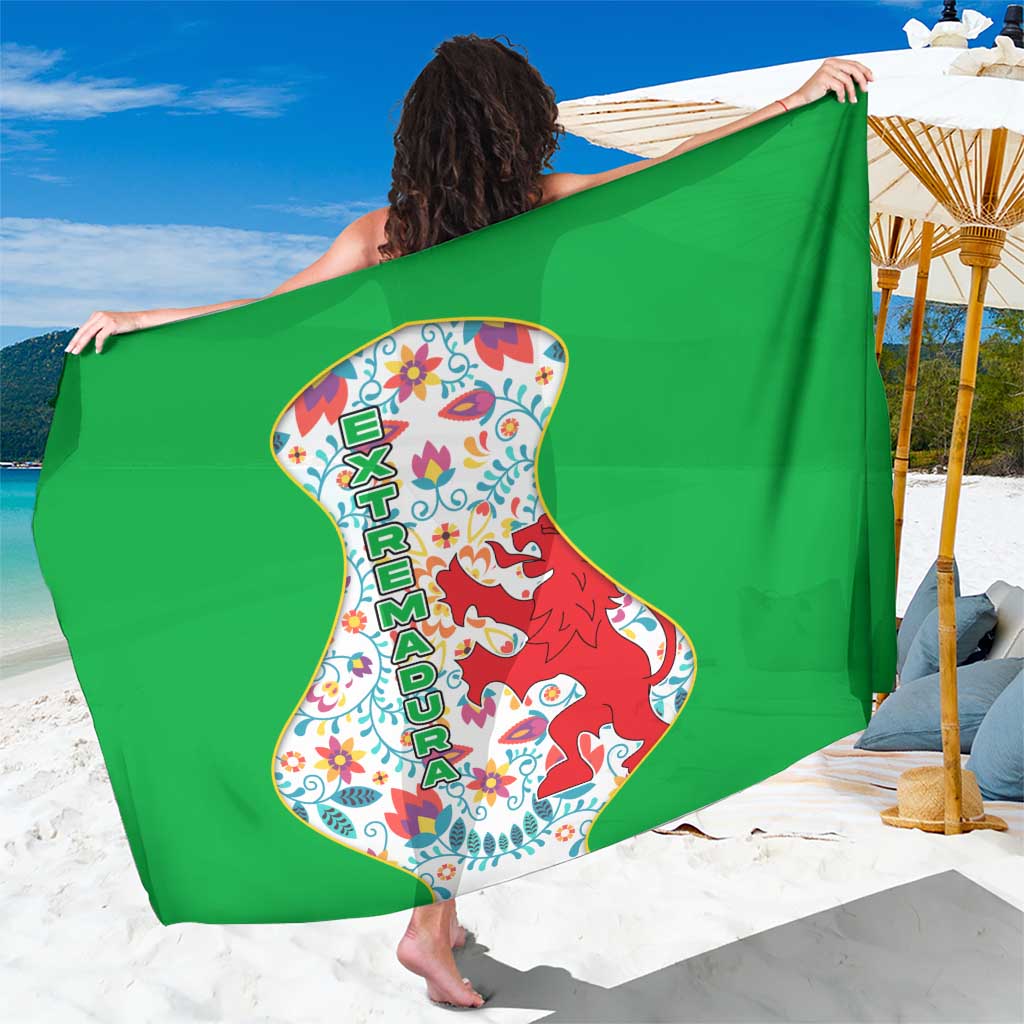 Extremadura Flag Sarong Autonomous Community of Spain - Wonder Print Shop