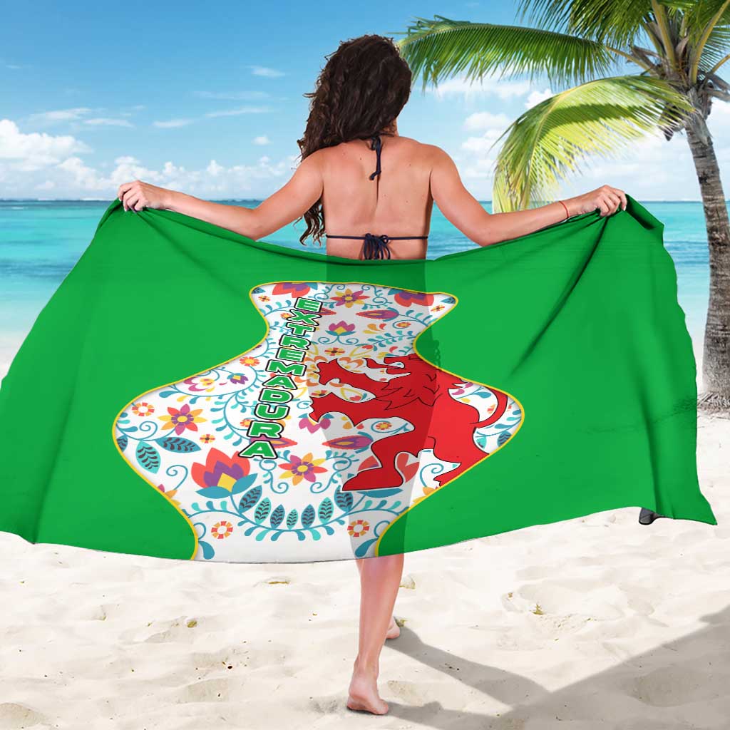 Extremadura Flag Sarong Autonomous Community of Spain - Wonder Print Shop