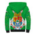 Extremadura Flag Sherpa Hoodie Autonomous Community of Spain - Wonder Print Shop