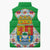 Extremadura Flag Sleeveless Puffer Jacket Autonomous Community of Spain - Wonder Print Shop