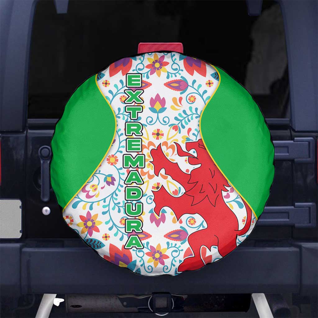 Extremadura Flag Spare Tire Cover Autonomous Community of Spain - Wonder Print Shop