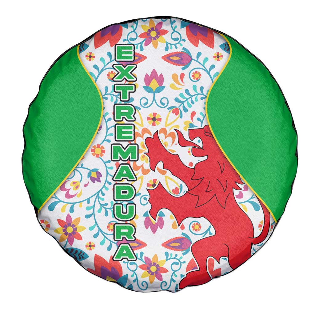 Extremadura Flag Spare Tire Cover Autonomous Community of Spain - Wonder Print Shop
