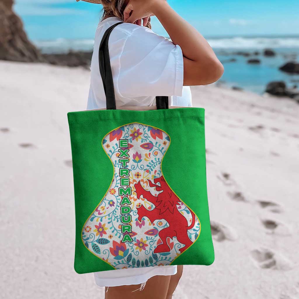 Extremadura Flag Tote Bag Autonomous Community of Spain - Wonder Print Shop