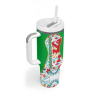 Extremadura Flag Tumbler With Handle Autonomous Community of Spain - Wonder Print Shop