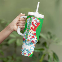 Extremadura Flag Tumbler With Handle Autonomous Community of Spain - Wonder Print Shop