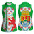 Extremadura Flag Women Sleeveless Polo Shirt Autonomous Community of Spain - Wonder Print Shop