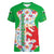 Extremadura Flag Women V-Neck T-Shirt Autonomous Community of Spain - Wonder Print Shop