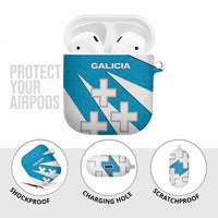 Galicia Flag AirPods Case Autonomous Community of Spain - Wonder Print Shop