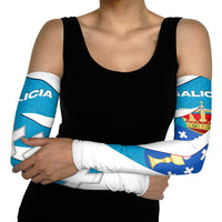Galicia Flag Arm Sleeves Autonomous Community of Spain - Wonder Print Shop