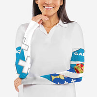 Galicia Flag Arm Sleeves Autonomous Community of Spain - Wonder Print Shop
