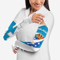 Galicia Flag Arm Sleeves Autonomous Community of Spain - Wonder Print Shop