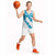 Galicia Flag Basketball Jersey Autonomous Community of Spain - Wonder Print Shop