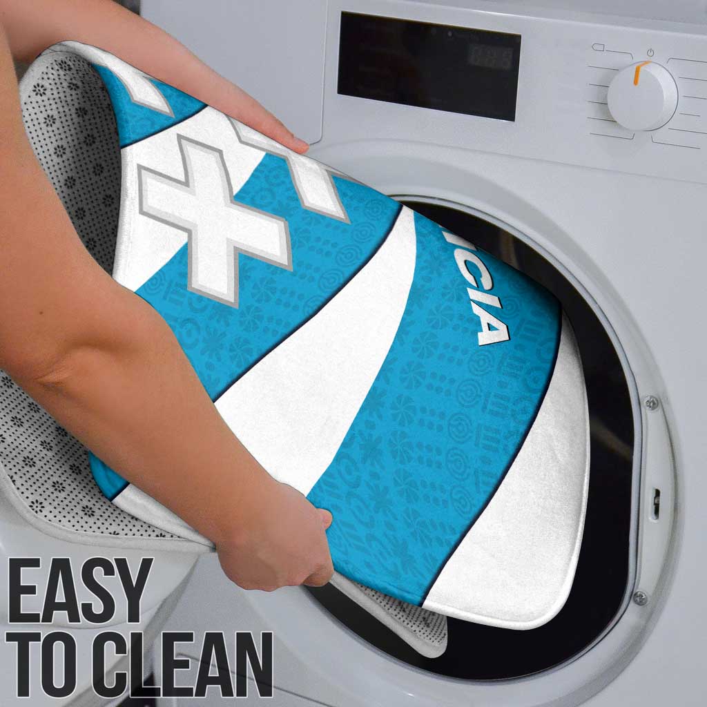 Galicia Flag Bathroom Set Autonomous Community of Spain - Wonder Print Shop